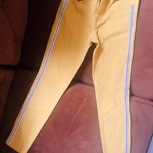 ZARA Kids Girls Yellow Jeggings – Size 8 – Brand New